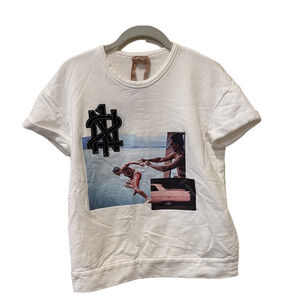 N 21 white terry cloth shirt, size 38, medium 🔵